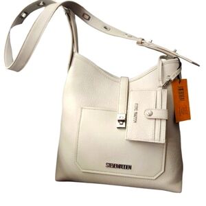 New Steve Madden Cream Gray  Shoulder Bag